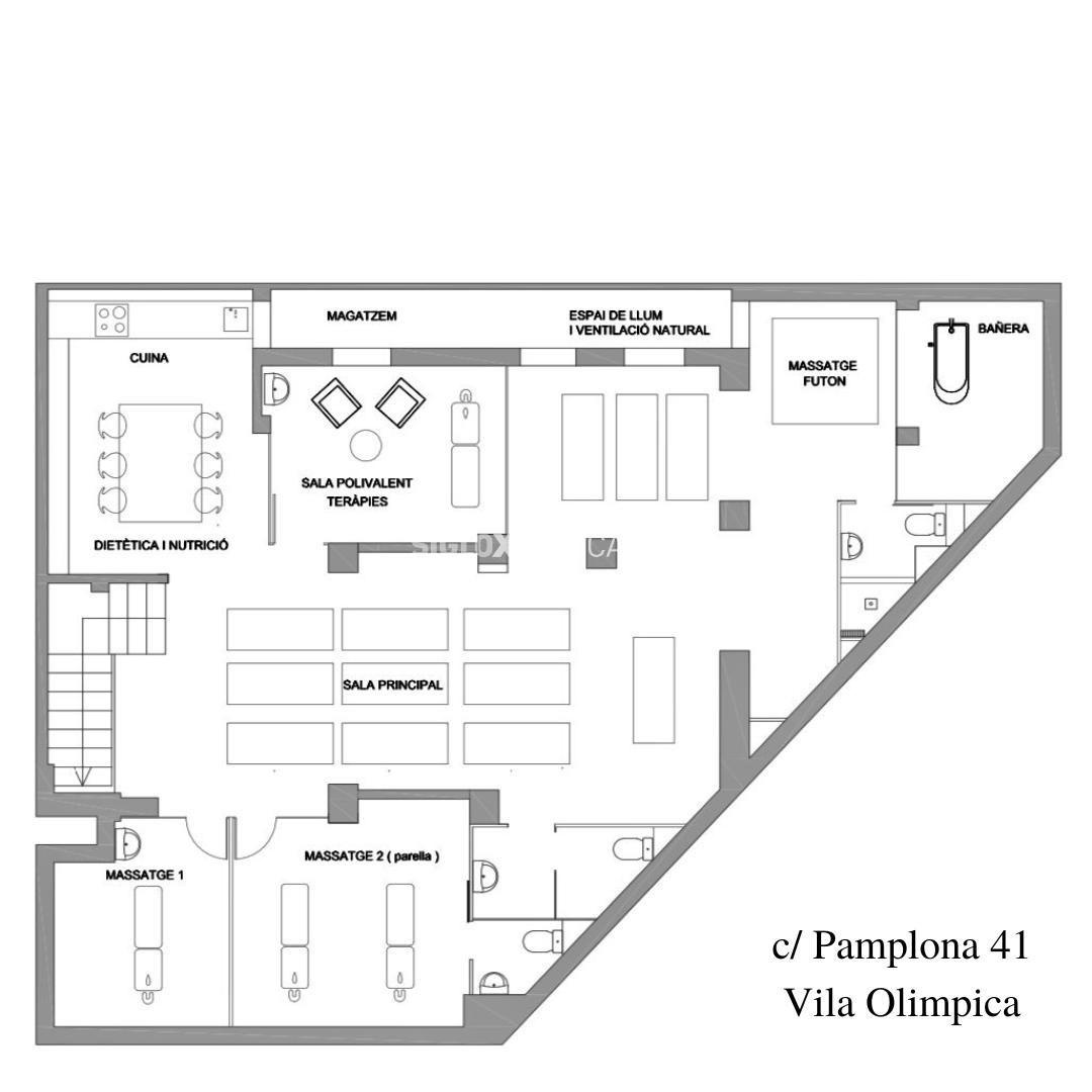 PLANOS LOCAL VENTA PAMPLONA 41 PLANTA SOTANO